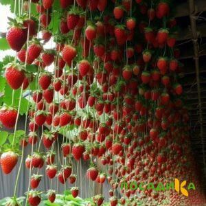 Клубника ампельная Анастасия купить по цене от 370р. в интернет-магазине «Посадика» с доставкой почтой в в Артемовске и по всей России – [изображение №1].